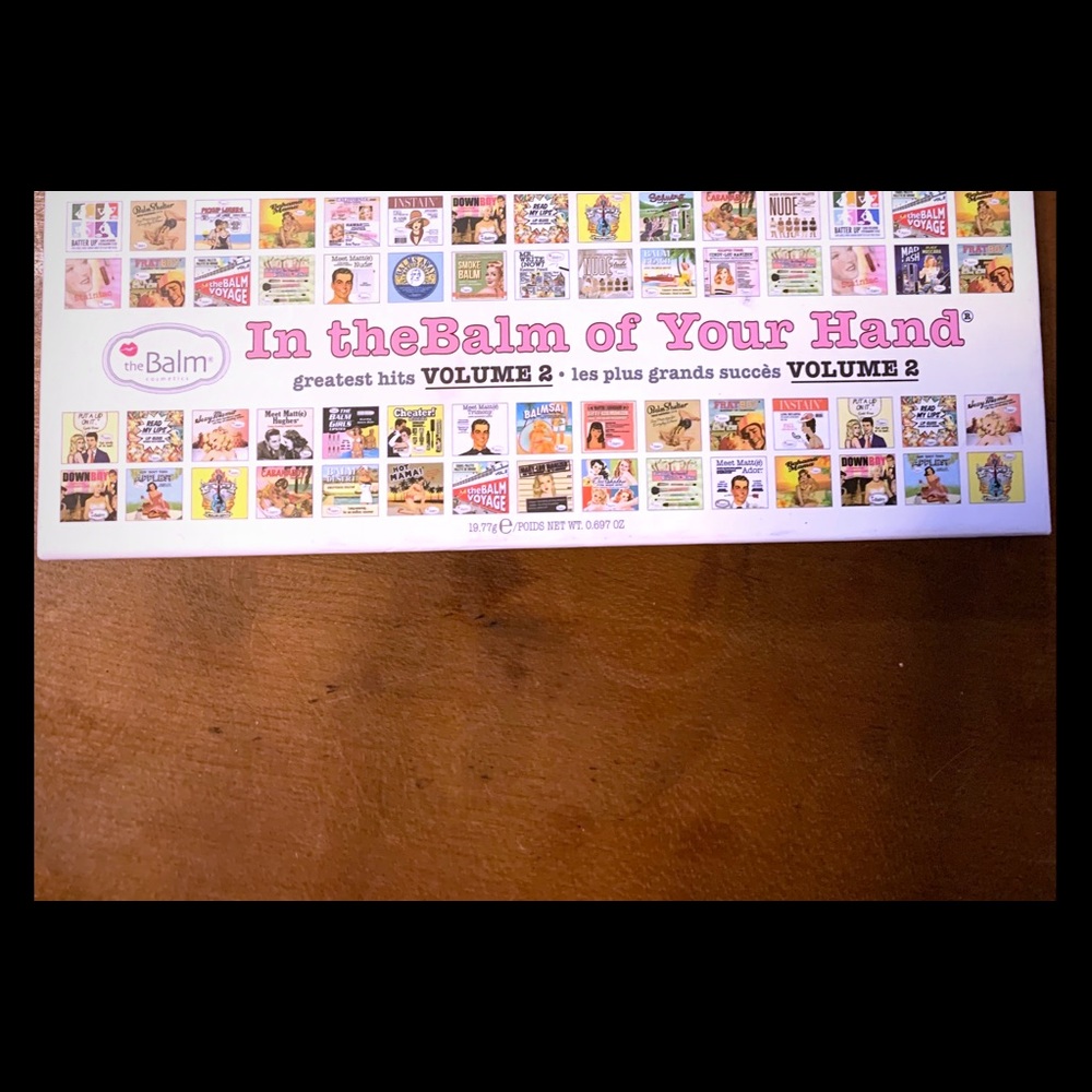 In the Balm of your hand palette vol 2